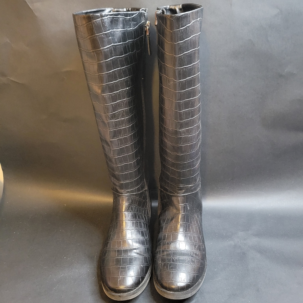 Aerosols Black Tall Boots